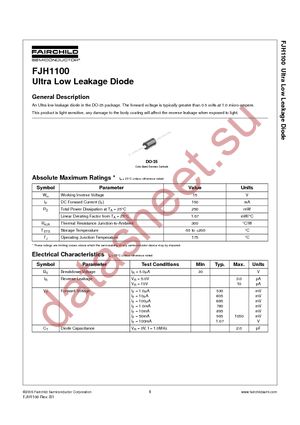 FJH1100 datasheet  